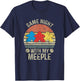 Game Night With My Meeple Board Games Tabletop Boardgamers T-Shirt - T-Shirt | Navy