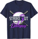 Strike Out Epilepsy Purple Baseball Epilepsy Awareness Month T-Shirt - T-Shirt | Navy