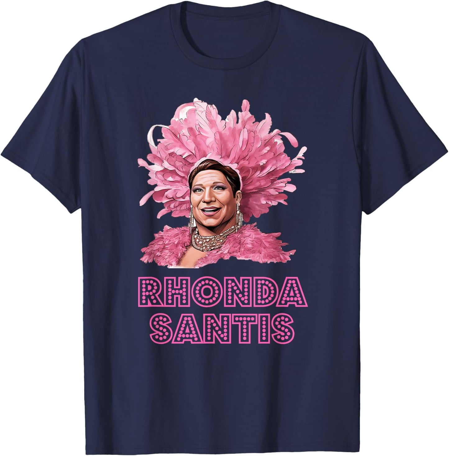 Rhonda Santis T-Shirt - T-Shirt | Navy