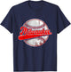 Vintage Milwaukee Baseball Lover Women Kids T-Shirt - T-Shirt | Navy