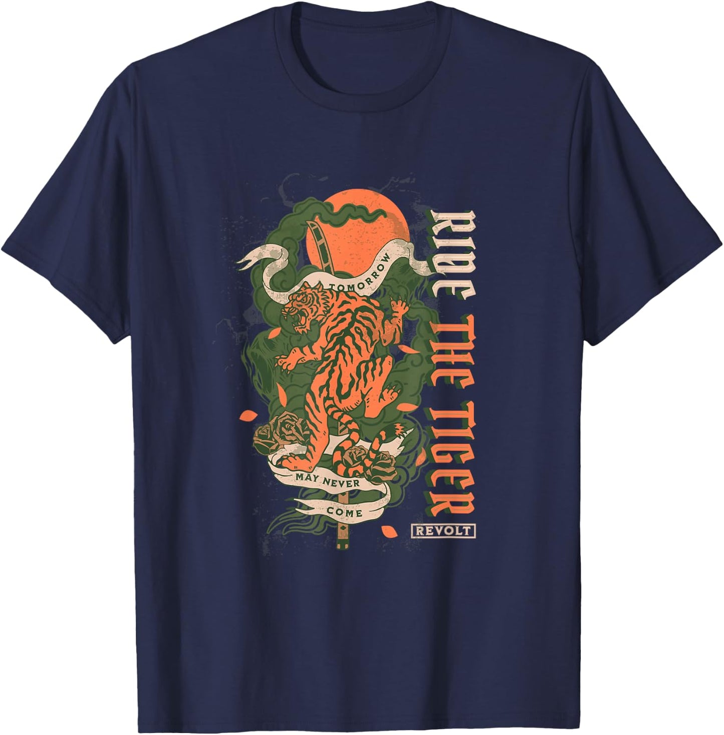 Ride the Tiger Julius Evola Revolt Against the Modern World T-Shirt - T-Shirt | Navy