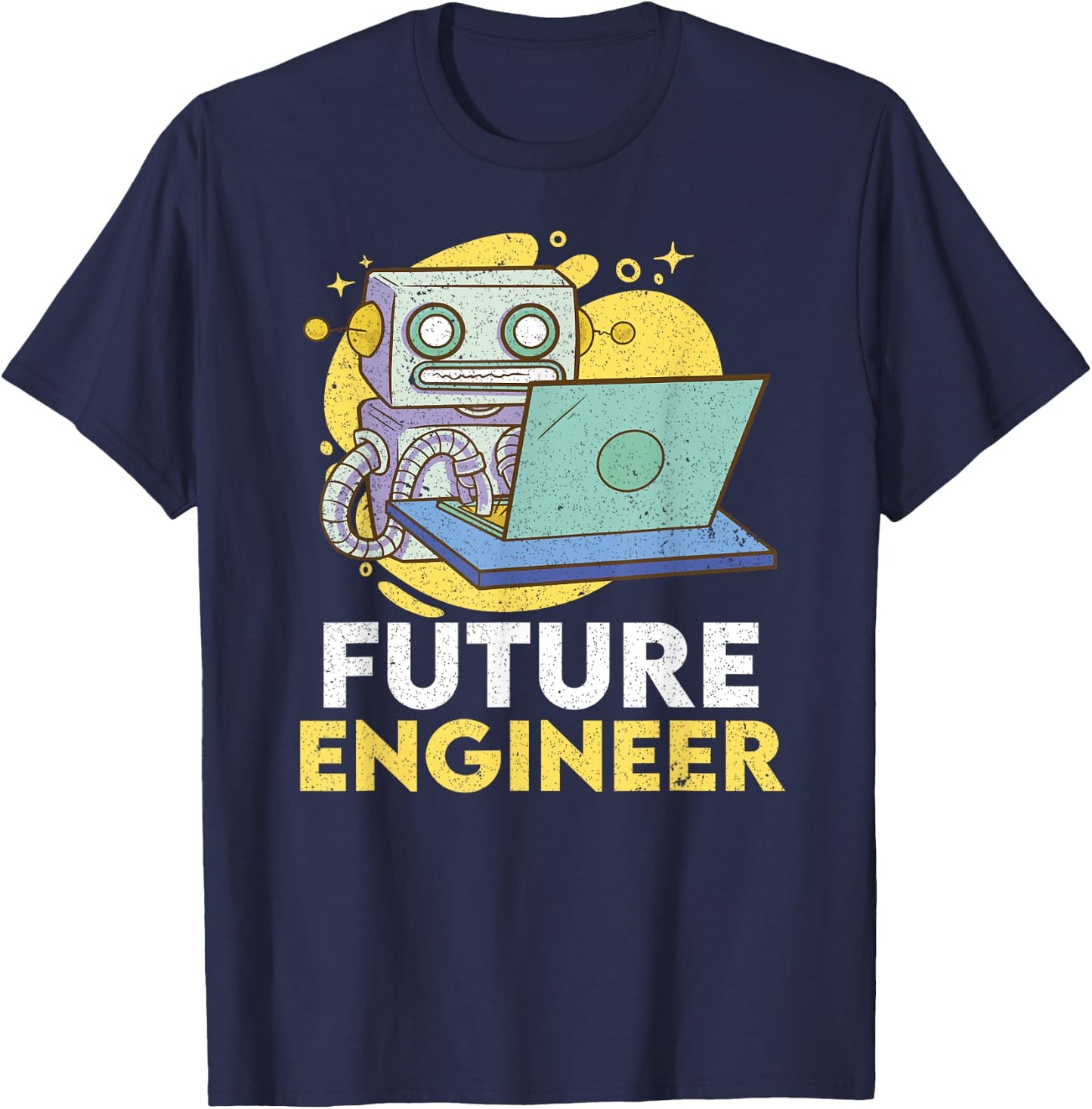 Future Engineer Robotics Robot Costume Engineer System Men's T-Shirt - T-Shirt | Navy