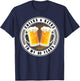 Cheers & Beers To My 80 Years - Beer 80th Birthday Party T-Shirt - T-Shirt | Navy