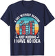 A Day Without Reading Is Like Funny Bookworm T-Shirt - T-Shirt | Navy