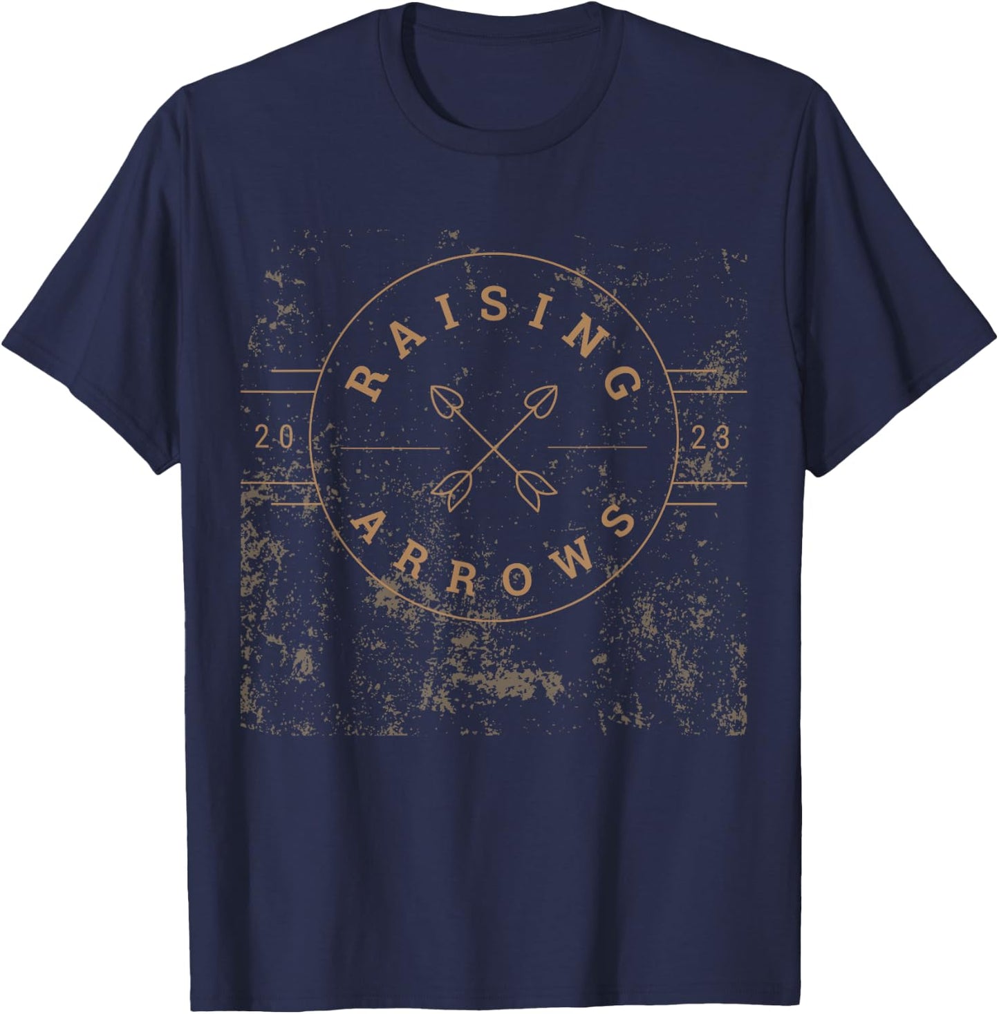Christian Dad Raising Arrows Raising Godly Children T-Shirt - T-Shirt | Navy