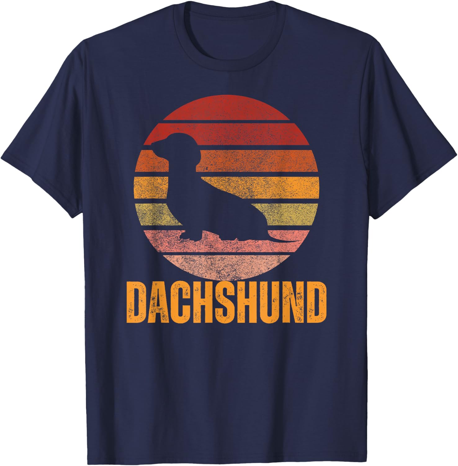 Dog Lover Gifts Dachshund 's Wiener Dog Men's T-Shirt - T-Shirt | Navy