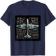 WW2 Warplane Spitfire Anatomy Assembly Parts Blueprint T-Shirt - T-Shirt | Navy