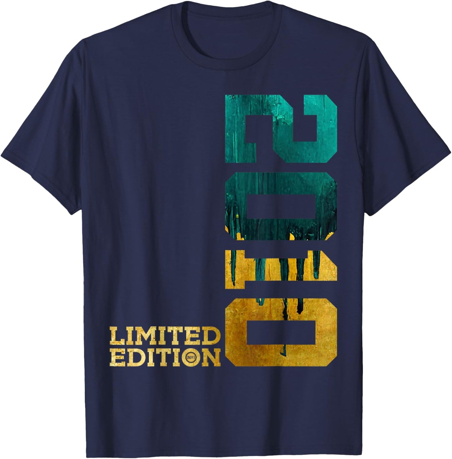 16 Years 16th Birthday Limited Edition 2010 T-Shirt - T-Shirt | Navy