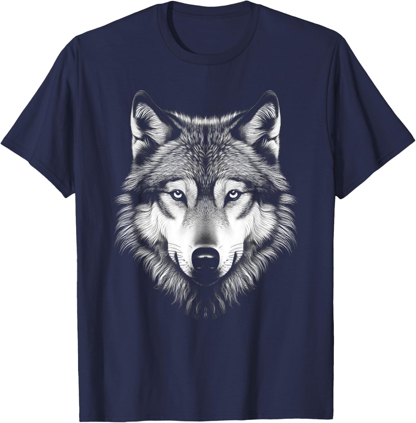 Wolf T-Shirt - T-Shirt | Navy