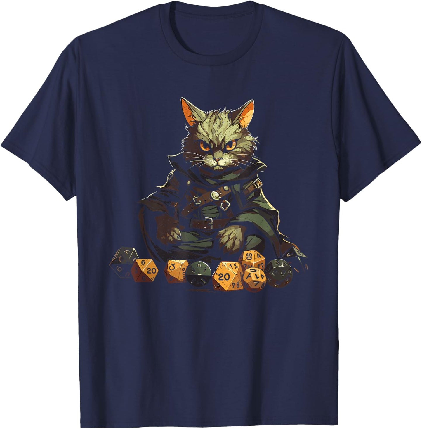 RPG Gaming Role Playing D20 Tabletop Games Funny RPG Gamer T-Shirt - T-Shirt | Navy