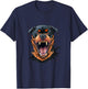 Rottweiler Dog Lover Rottie Portrait T-Shirt - T-Shirt | Navy
