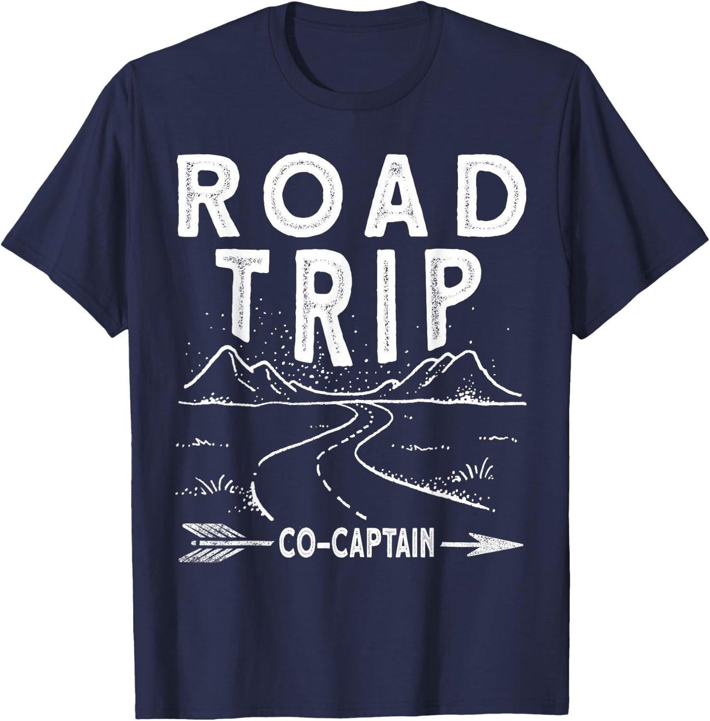 Road Trip Co Captain Road Trip T-Shirt - T-Shirt | Navy