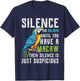 Silence is Golden until you have a Macaw Parrot Macaws T-Shirt - T-Shirt | Navy