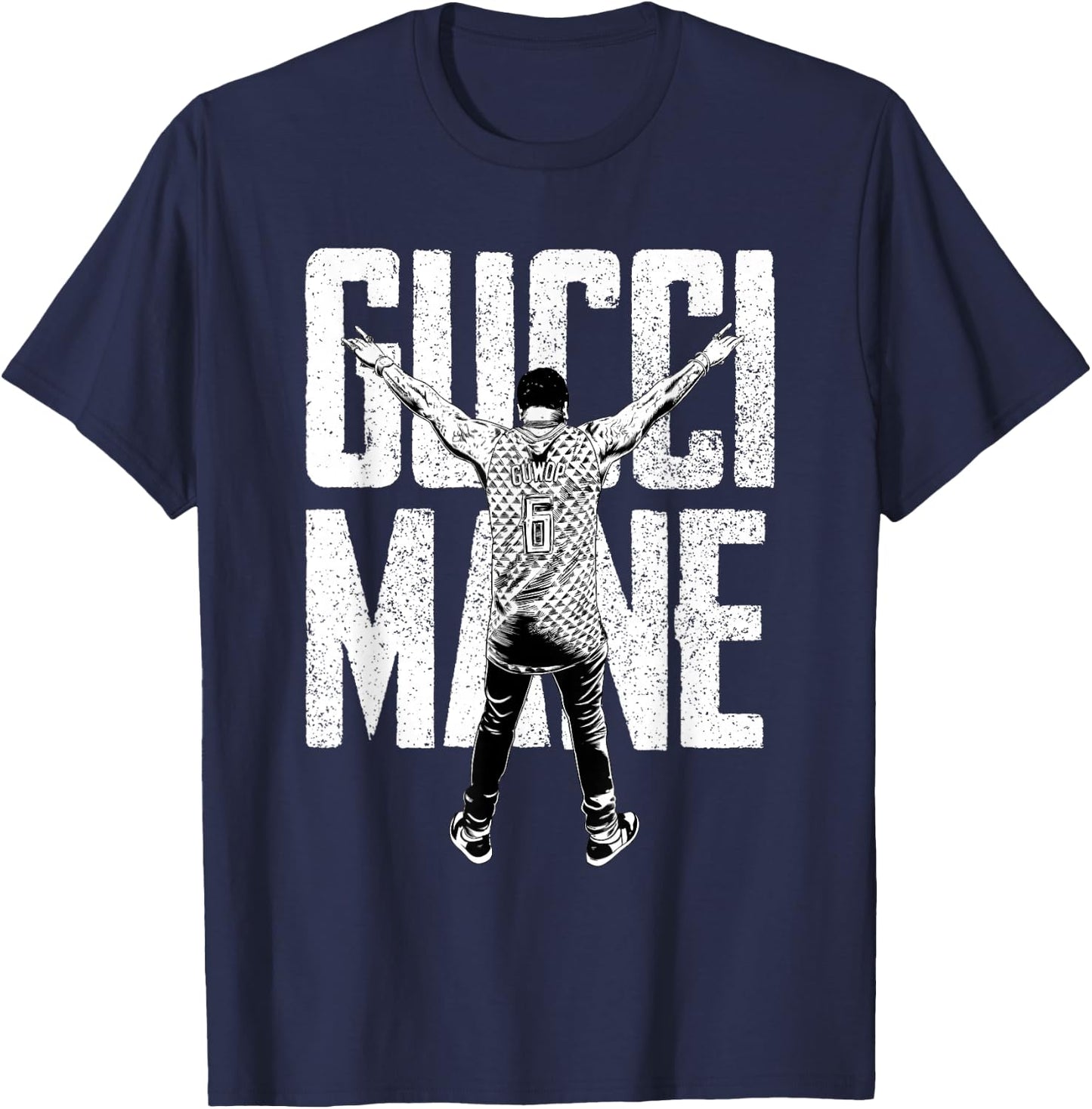 Gucci Mane Guwop Stance T-Shirt - T-Shirt | Navy