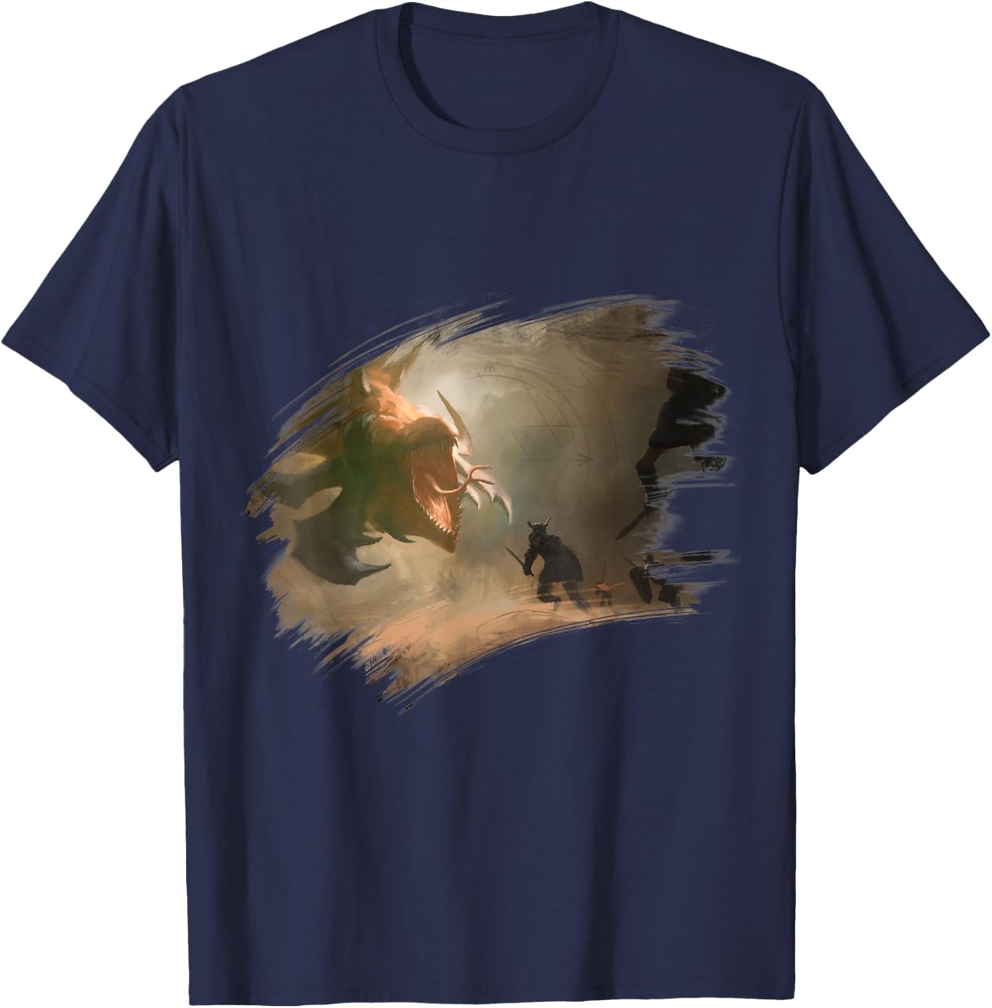 New World Sandwurm Fight T-Shirt - T-Shirt | Navy