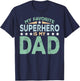 My Favorite Superhero is My Dad Father's Day T-Shirt - T-Shirt | Navy