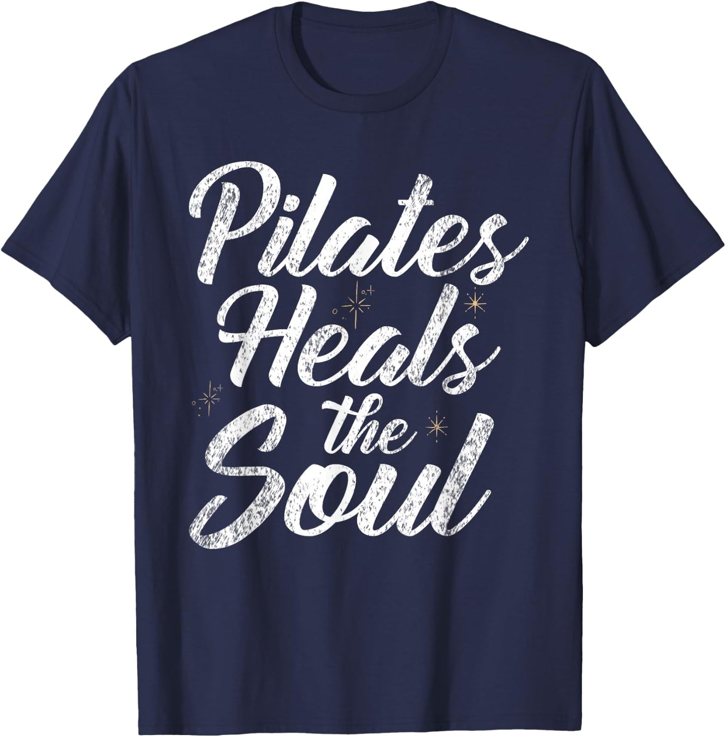 Pilates heals the Soul Pilates T-Shirt - T-Shirt | Navy