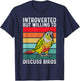 Green Cheek Conure, Introverted But Willing To Discuss Birds T-Shirt - T-Shirt | Navy
