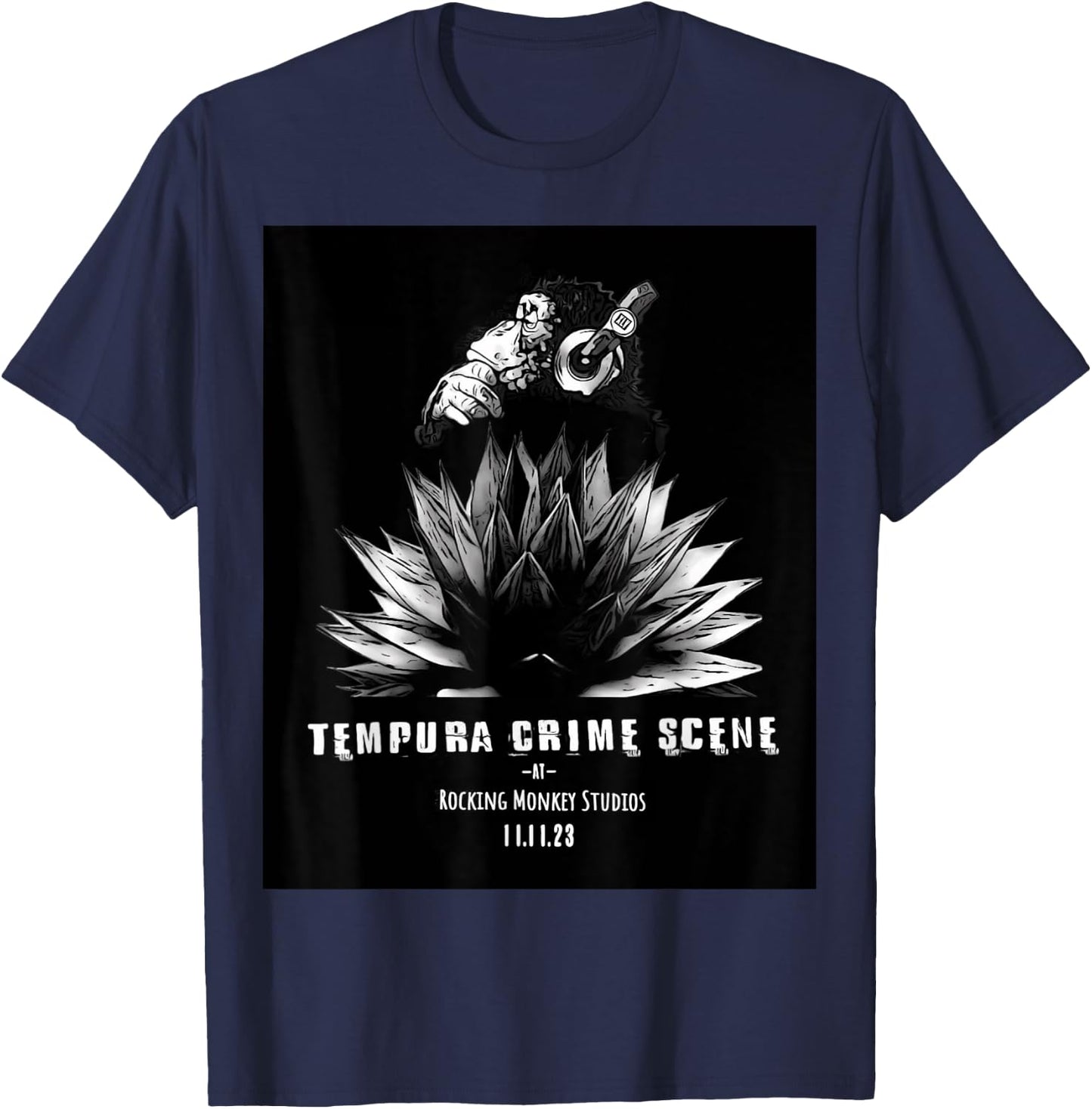 TCS Gig 11/11 at Rocking Monkey Studios T-Shirt - T-Shirt | Navy