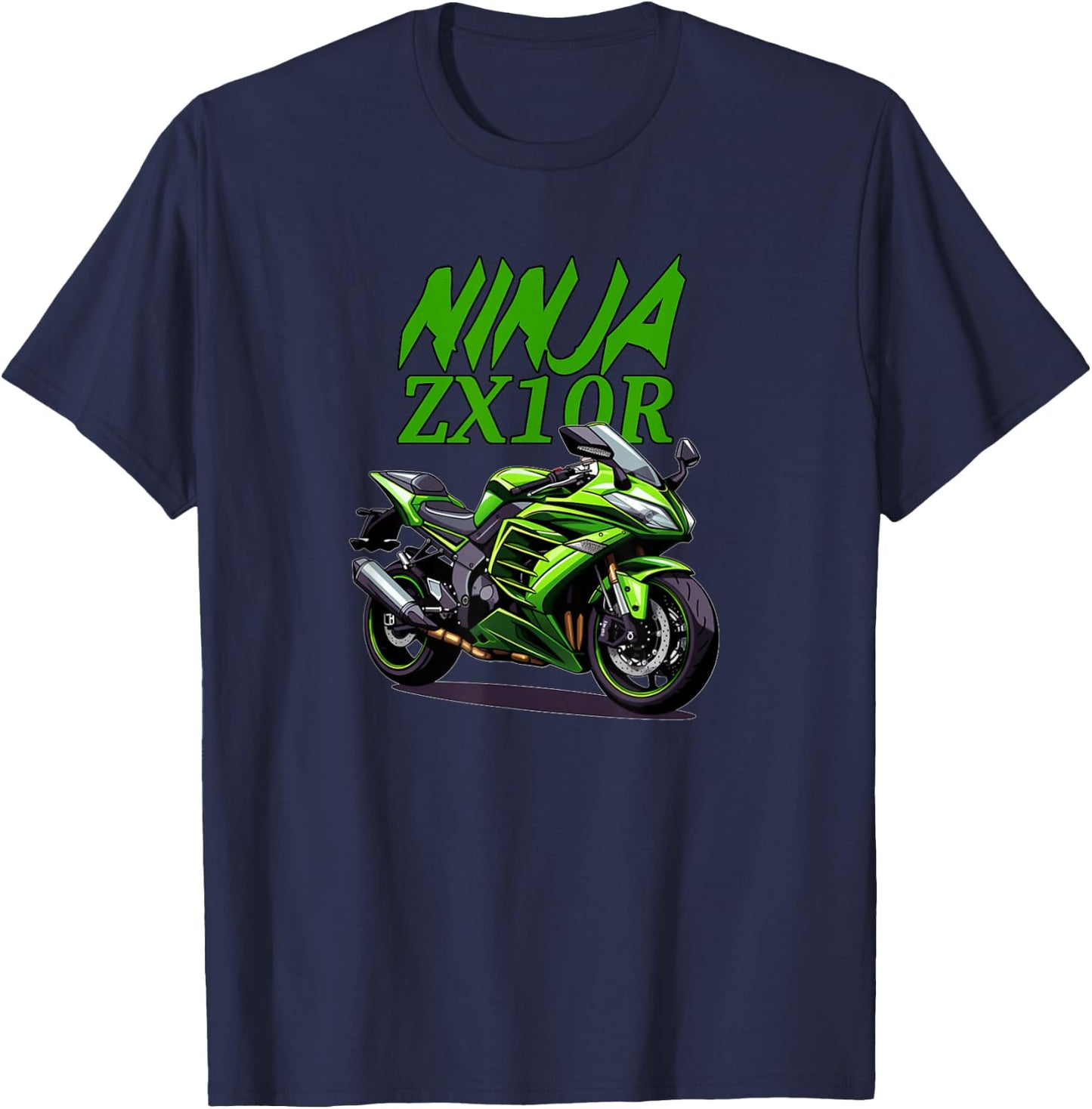 ZX10R Motorcycle T-Shirt - T-Shirt | Navy