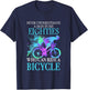 Never Underestimate A Man In His Eighties Can Ride A Bicycle T-Shirt - T-Shirt | Navy