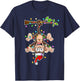 Monkey Wearing Santa Hat Christmas - Monkey Lover Xmas T-Shirt - T-Shirt | Navy