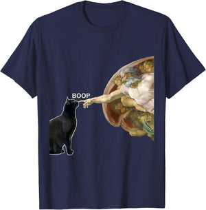 Cat Shirts /Women - Funny Cat Shirts for Cat Dad/Mom T-Shirt - T-Shirt | Navy