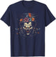 Halloween Scary Evil Clown Mask Horror Face Zombie Costume T-Shirt - T-Shirt | Navy