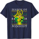 Marvel Christmas Loki Season Of Mischief Ugly Sweater T-Shirt - T-Shirt | Navy