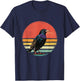 Retro Starling Bird Shirt Animal Birdwatcher Bird Lover T-Shirt - T-Shirt | Navy