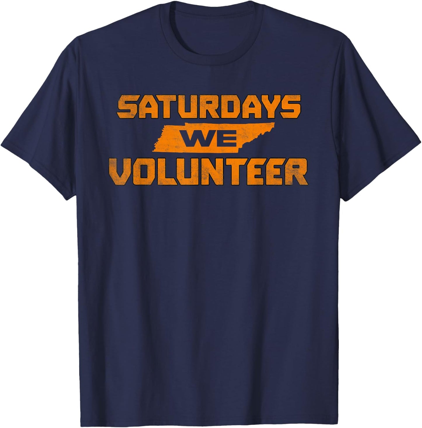 Tennessee Saturday We Volunteer T-Shirt - T-Shirt | Navy