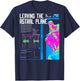 Back print: Techno music Vaporwave EDM party raver festival T-Shirt - T-Shirt | Navy