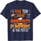I Feed The Cutest Pumpkins In The Patch Halloween Lunch Lady T-Shirt - T-Shirt | Navy