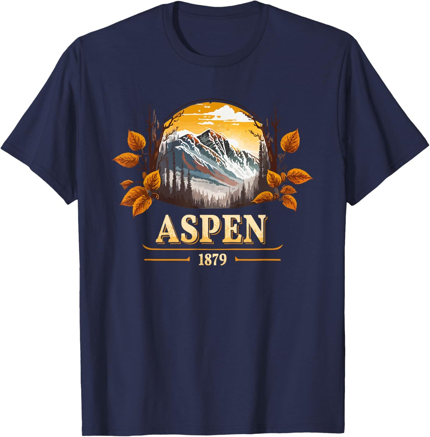 Aspen Colorado T-Shirt - T-Shirt | Navy
