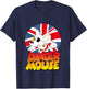 Danger Mouse Union Jack Circle T-Shirt - T-Shirt | Navy