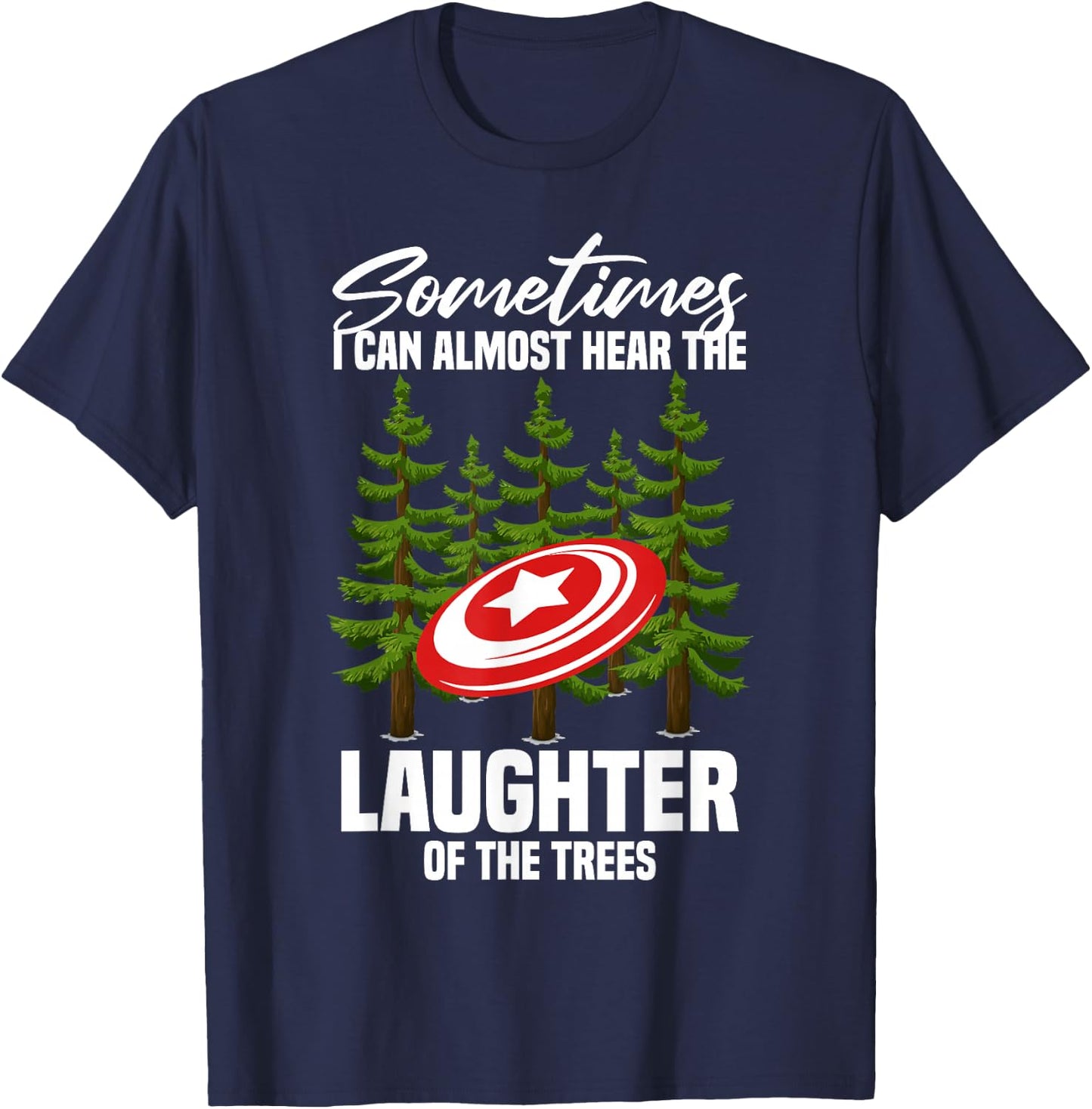 Funny Frisbee Golf Disc Golf T-Shirt - T-Shirt | Navy