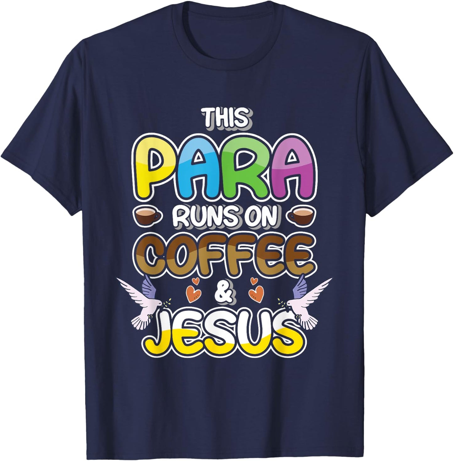 Paraprofessional Educator - Teachers Assistant Paraeducator T-Shirt - T-Shirt | Navy