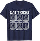 Cat Tricks Men Women Girls Kids T-Shirt - T-Shirt | Navy