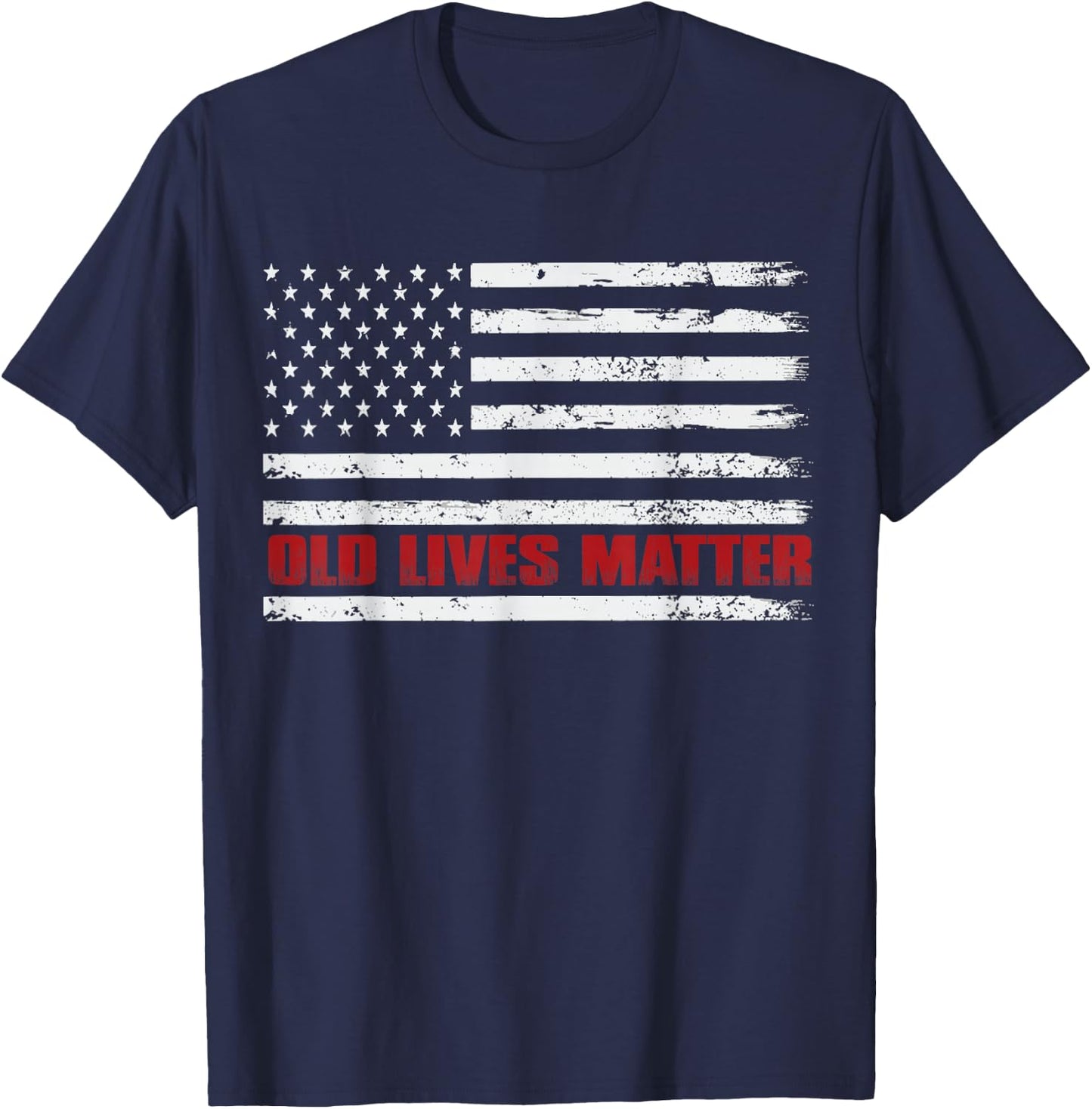 Old Lives Matter 60th Birthday Gifts 50th Dad T-Shirt - T-Shirt | Navy