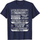 Understanding Engineers Funny Sarcastic Engineering Vintage T-Shirt - T-Shirt | Navy