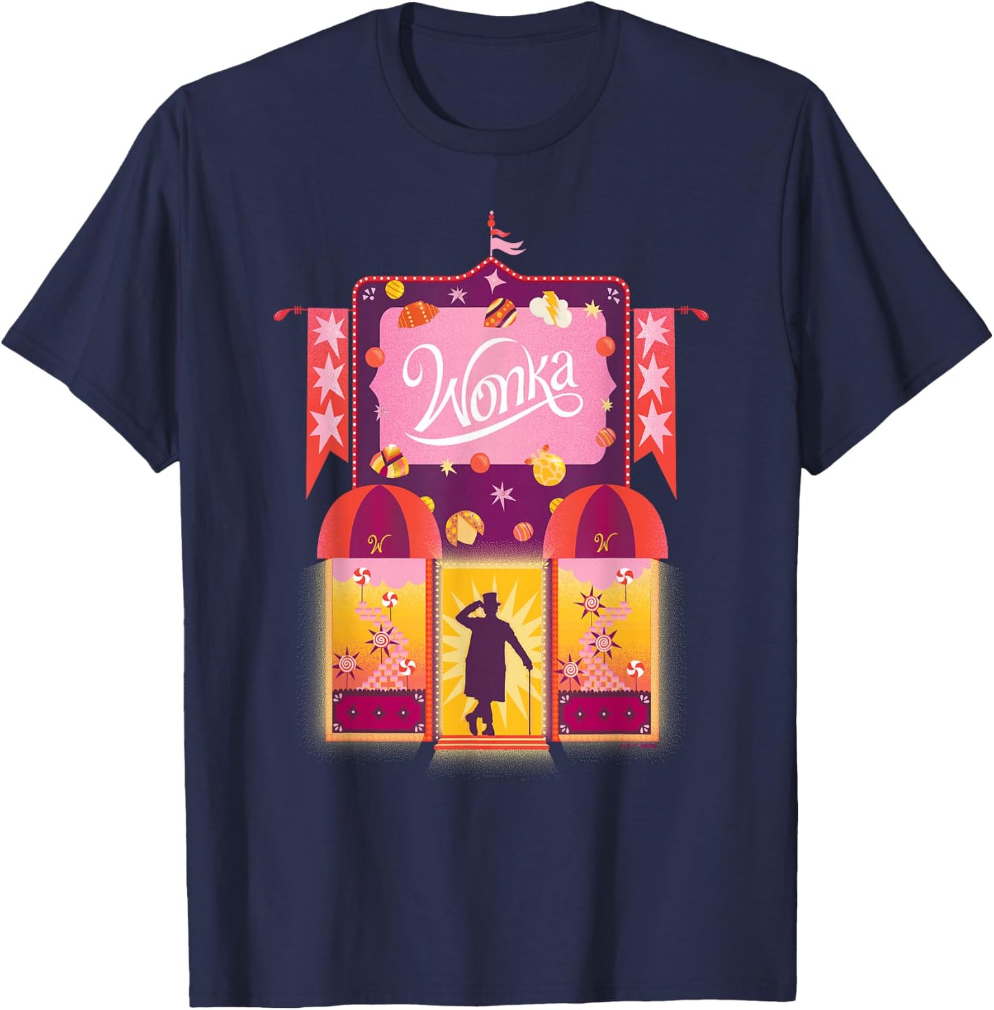Wonka Shop T-Shirt - T-Shirt | Navy