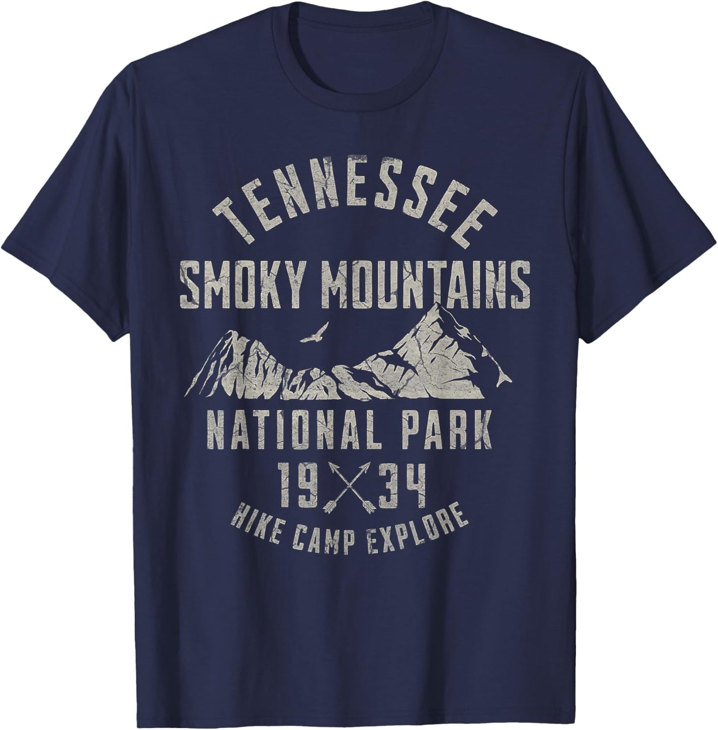 Smoky Mountains National Park T-Shirt - T-Shirt | Navy