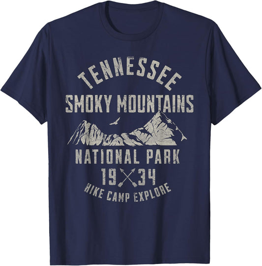 Smoky Mountains National Park T-Shirt - T-Shirt | Navy
