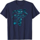 Mossy Oak Fishing Bass Open Water Classic Blue Logo T-Shirt - T-Shirt | Navy
