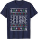 Real Estate Ugly Christmas Sweaters Realtor Let It Close T-Shirt - T-Shirt | Navy