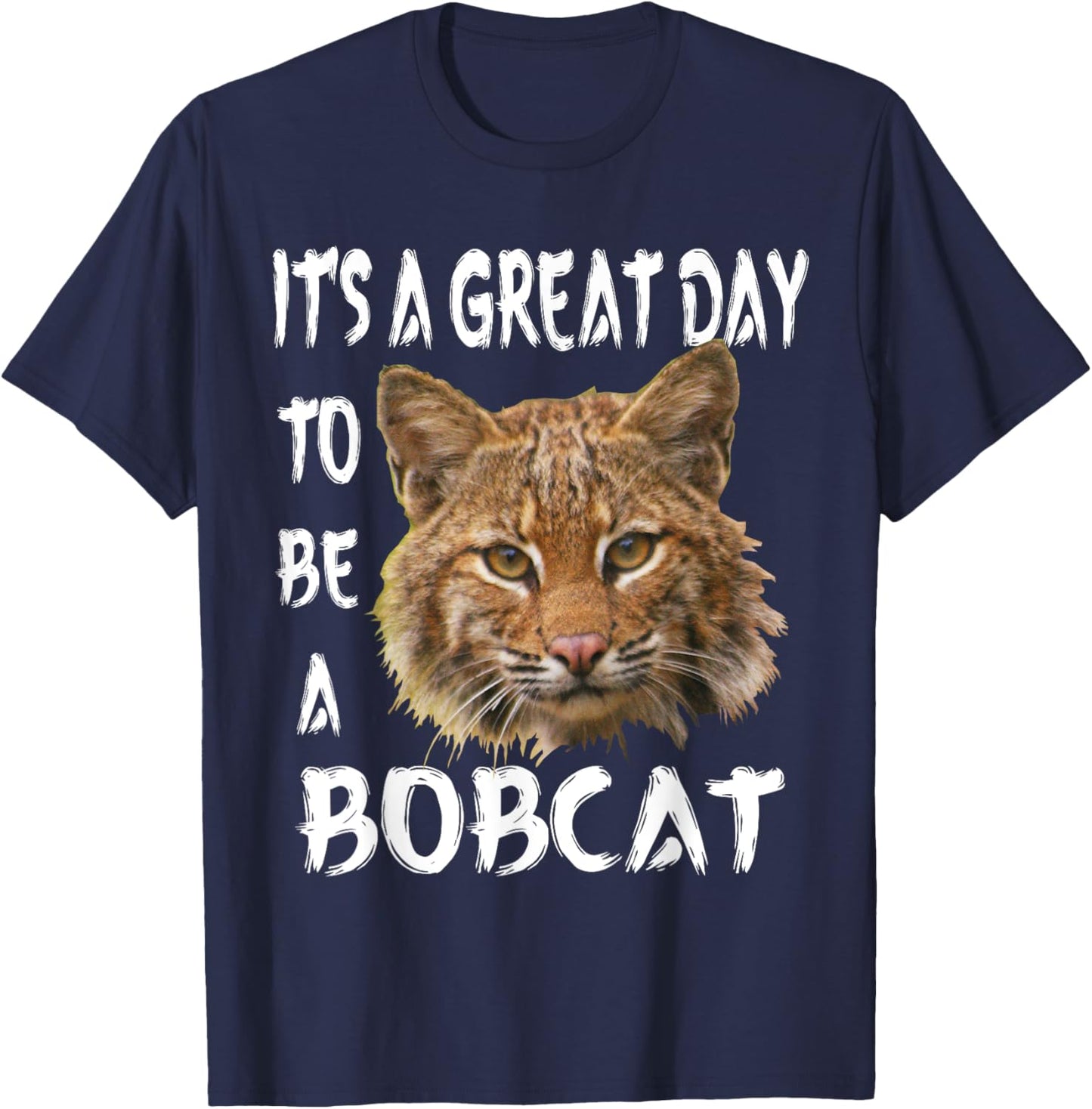 Bobcats School Sports Fan Team Spirit Great Day T-Shirt - T-Shirt | Navy
