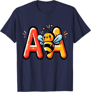 ABA Therapist Bee Therapy Behavior Analyst RBT Funny T-Shirt - T-Shirt | Navy