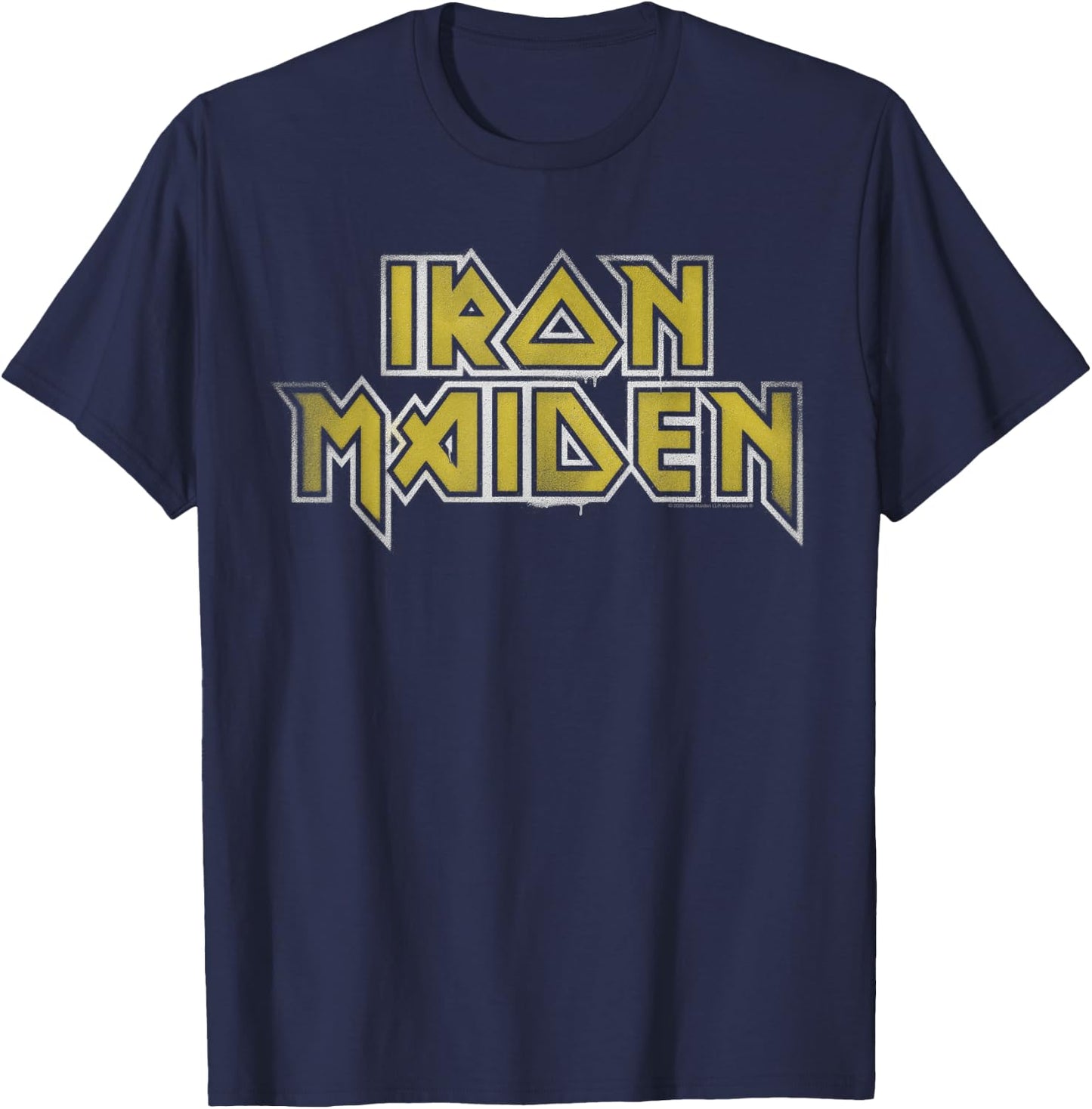 Iron Maiden - Tour Logo T-Shirt - T-Shirt | Navy