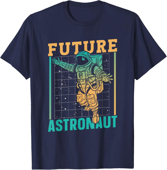 Future Astronaut Astronomy Space Rocket Planets T-Shirt - T-Shirt | Navy
