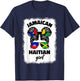 Half Jamaican Haitian Jamaica Flag Haiti Ayiti Kids Girls T-Shirt - T-Shirt | Navy
